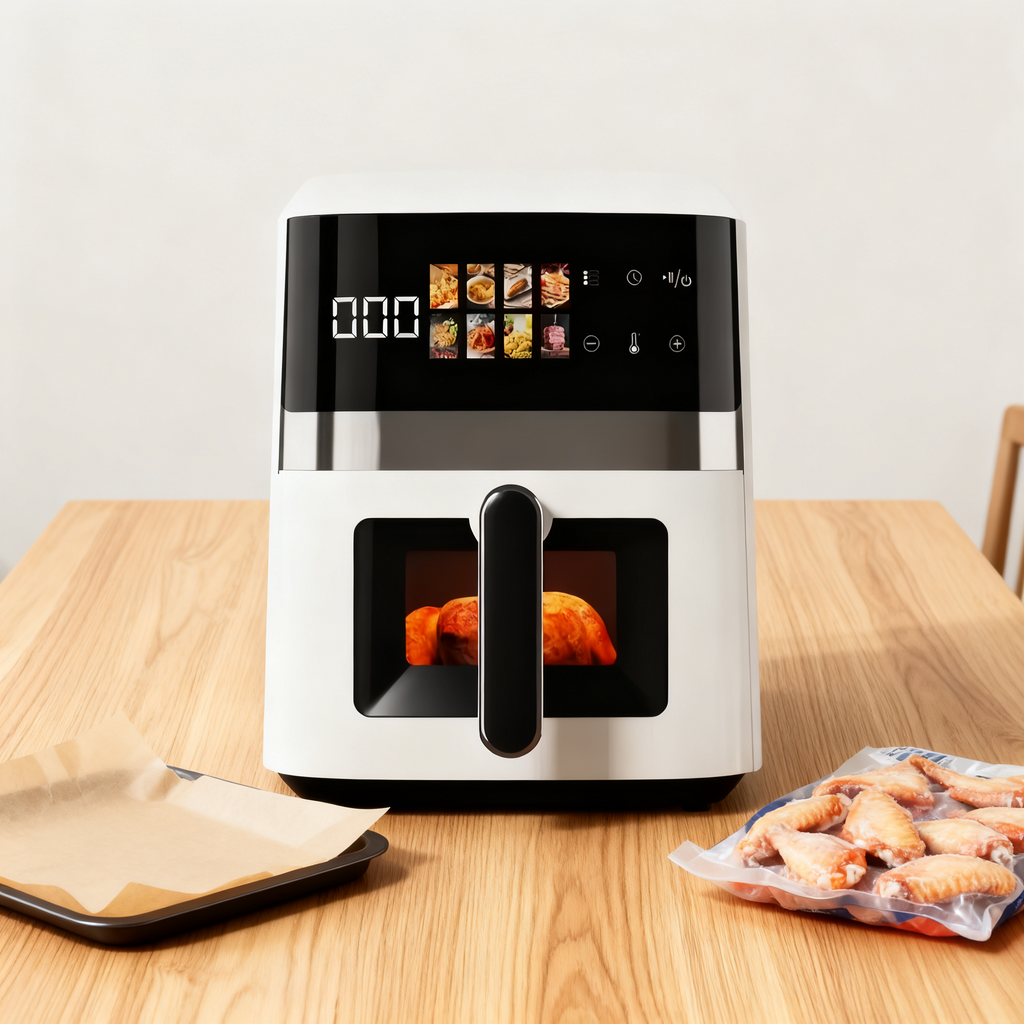 6L Smart Multifunction Air Fryer – Transparent View