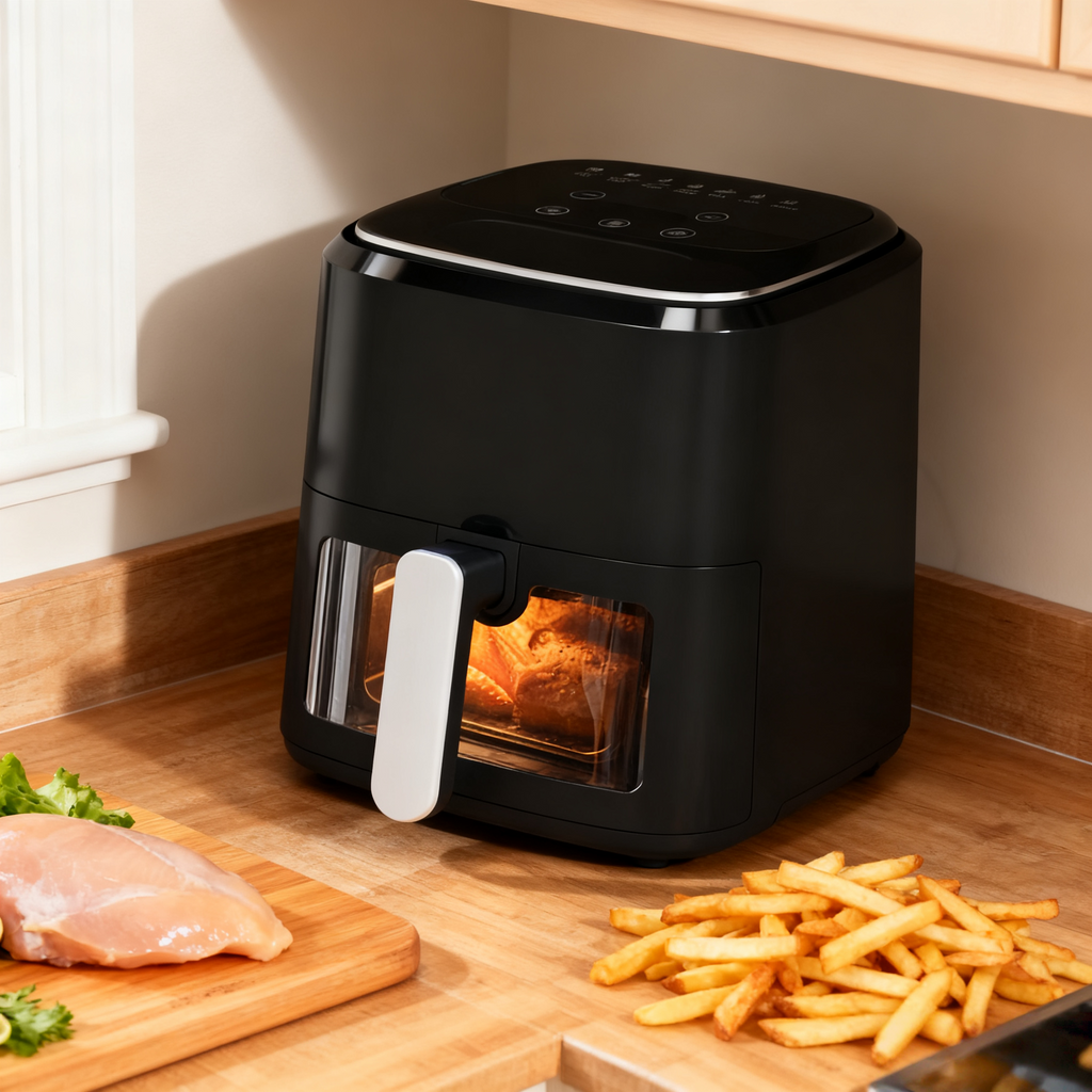 6L Smart Oil-Free Air Fryer – Touchscreen