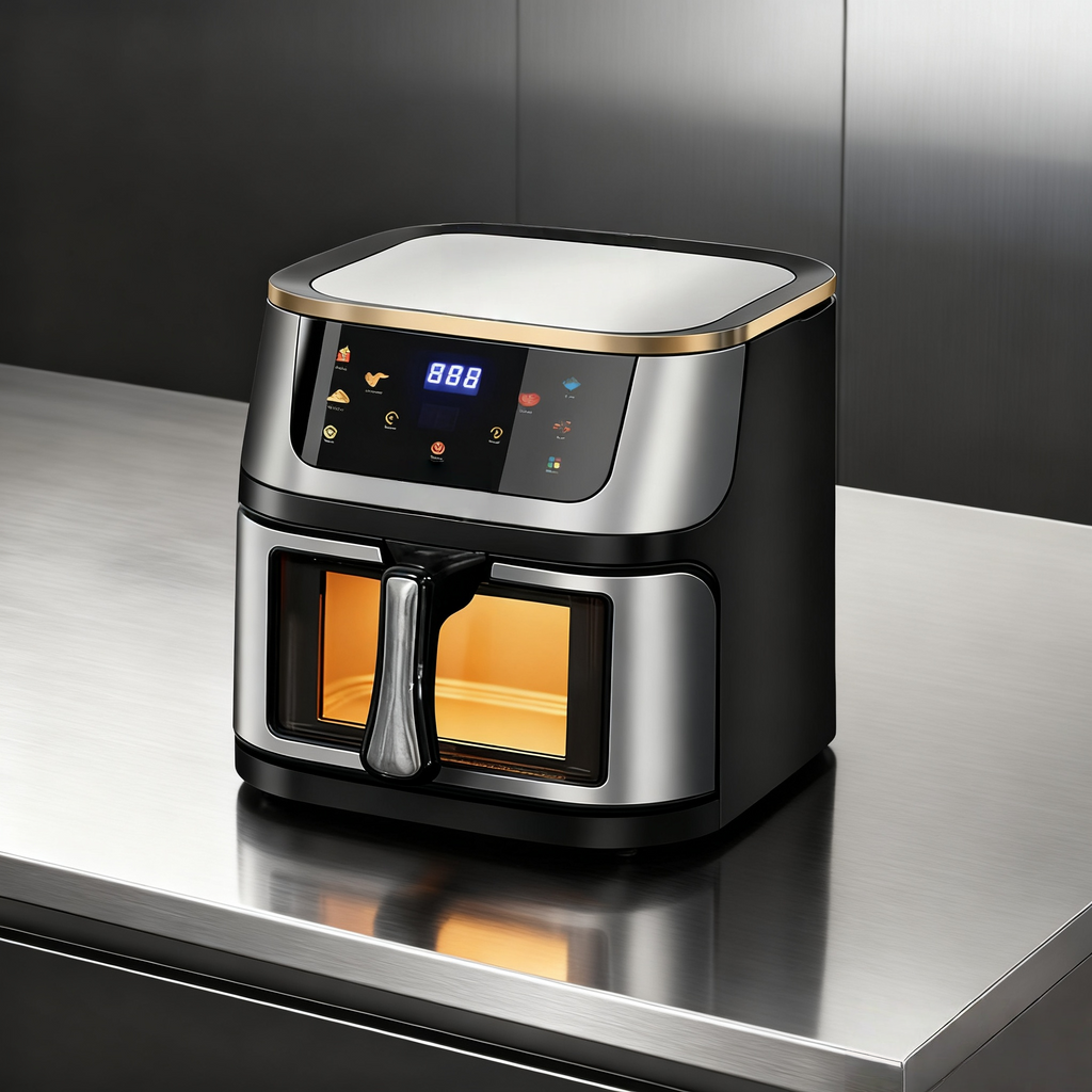 6L Smart Multifunction Air Fryer – Stainless Steel