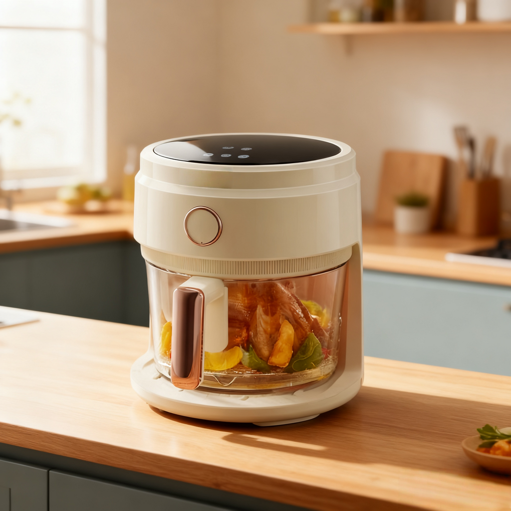 Glass Smart Air Fryer – Touchscreen