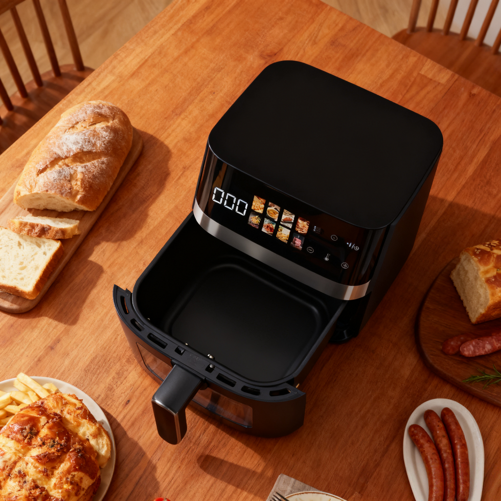 6L Smart Multifunction Air Fryer – Transparent View