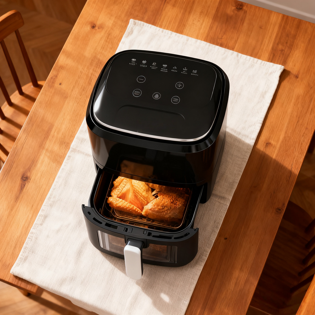 6L Smart Oil-Free Air Fryer – Touchscreen