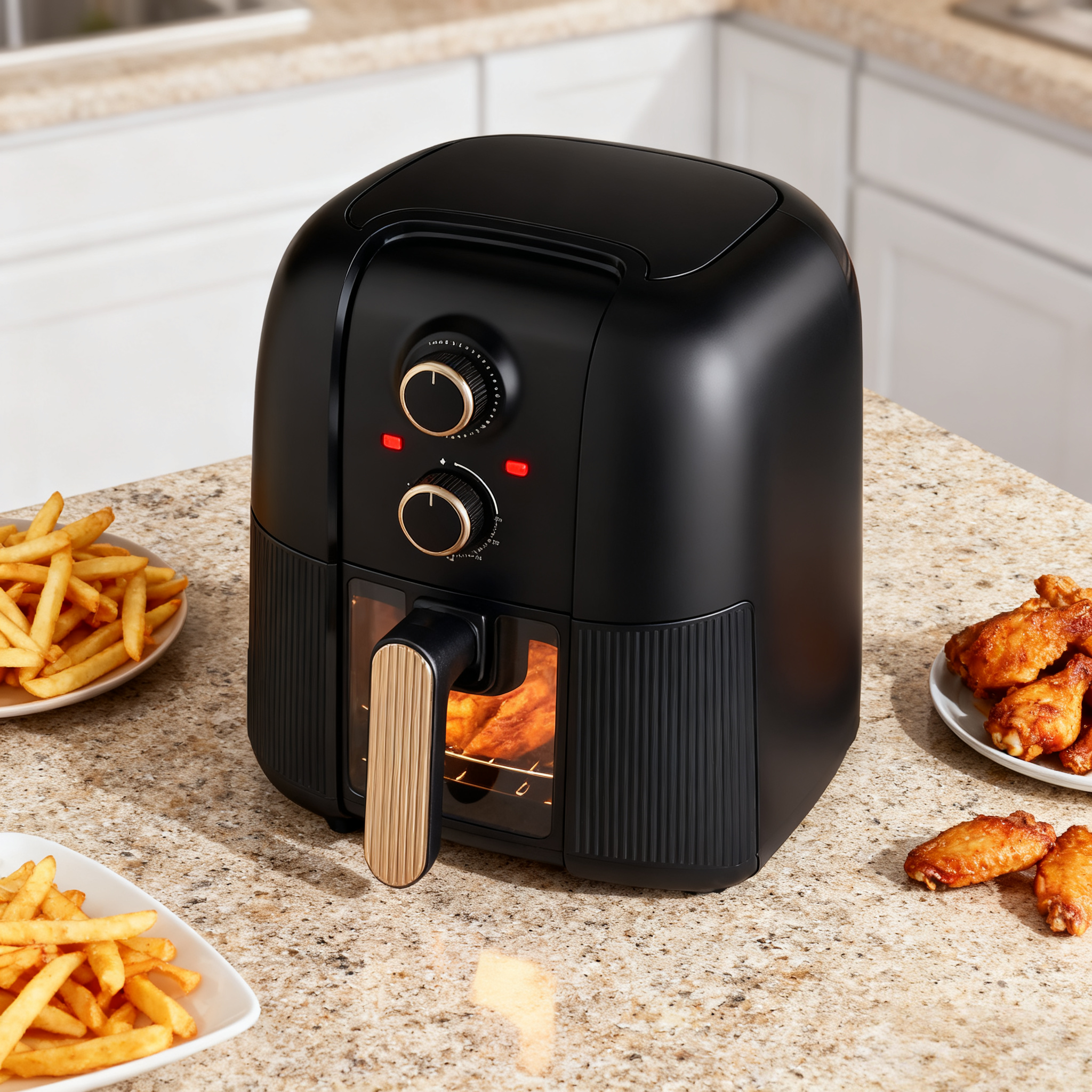 10L Dual-Control Air Fryer – Mechanical