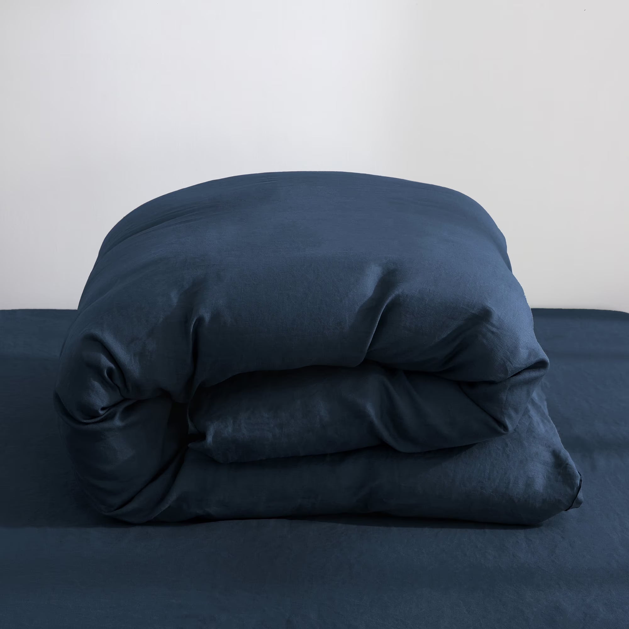 100% Pure Linen Duvet Cover with Button Closure and Corner Ties Soft & Breathable - Natural Full/Queen
