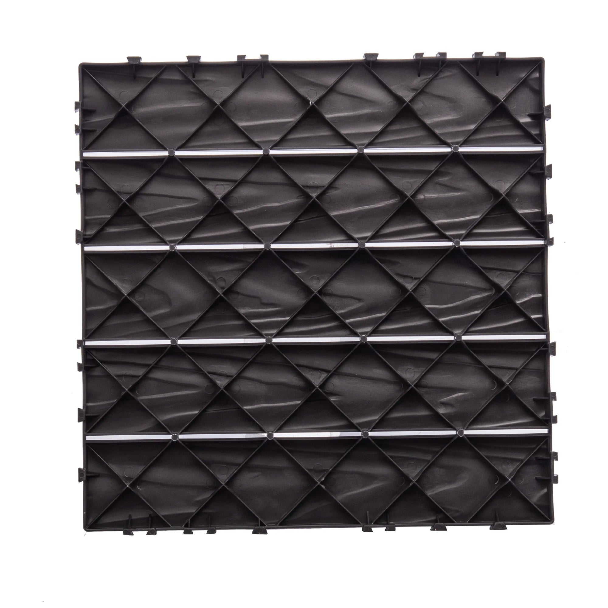 76-Pack Plastic Interlocking Deck Tiles - 68.80 Sq.Ft Outdoor Plastic Flooring Super Durable & Waterproof All-Weather Indoor/Outdoor