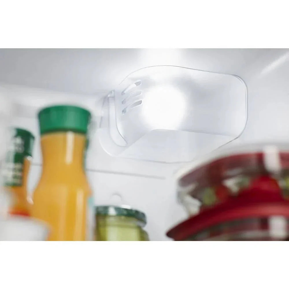 36-inch wide side-by-side refrigerator – 24 cubic feet stainless steel