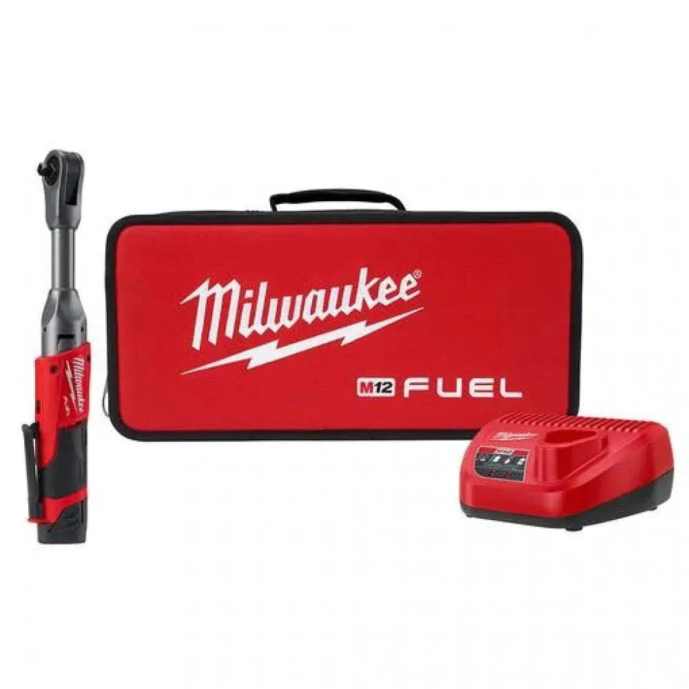 Milwaukee 2560-21 M12 FUEL 3/8" ratchet with extended handle and 1 battery set
