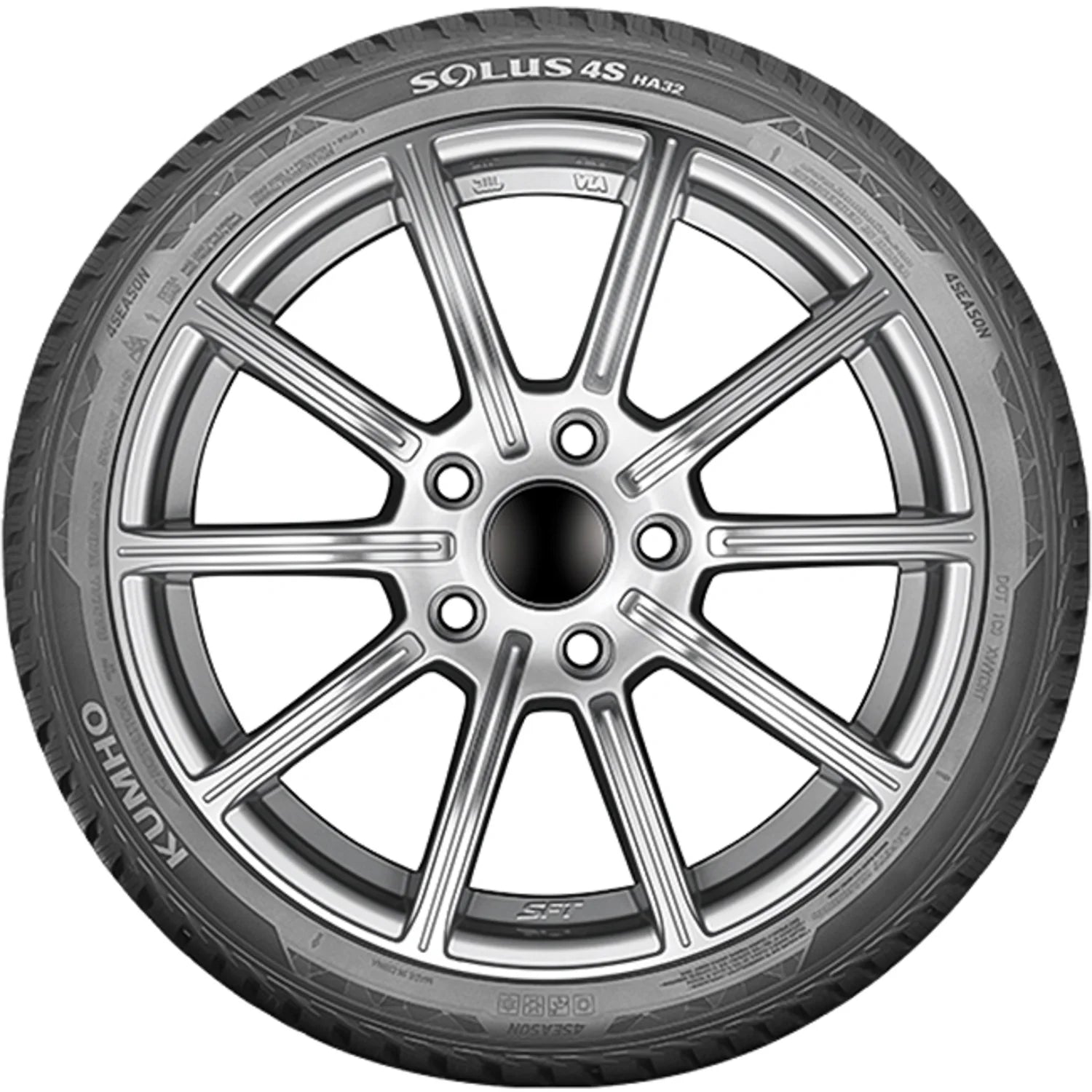 Kumho Solus 4S HA32 205/65R16 95H Performance All Weather Tire