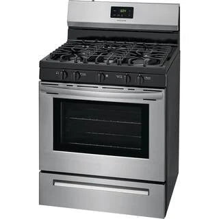 Frigidaire 30 inch (76 cm) wide freestanding 5-burner stainless steel gas hob FCRG3052AS