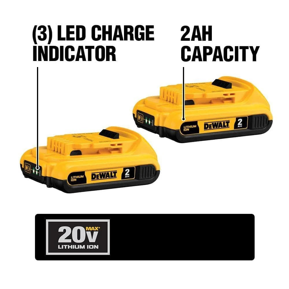 2025 DEWALT 20V MAX 10-piece tool combination set DCK1020D2 by DEWALT