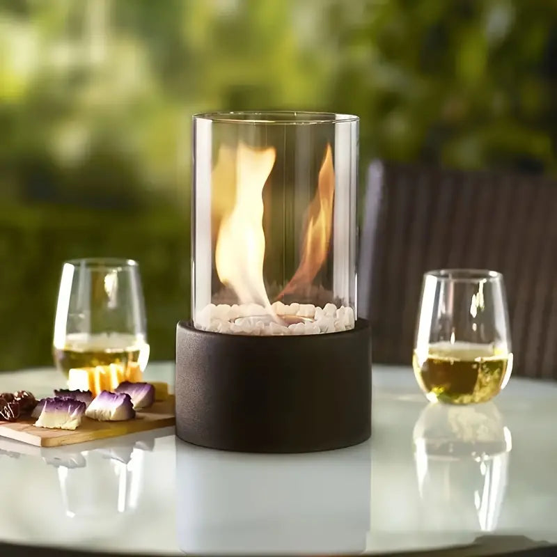 Portable fire bowl for a cozy atmosphere | Elegant & modern table fire bowl - Shakti