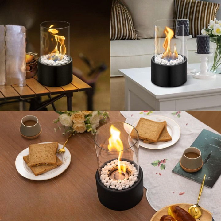Portable fire bowl for a cozy atmosphere | Elegant & modern table fire bowl - Shakti