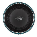 JumpSport 350 Pro Fitness 39" Cardio Workout Indoor Trampoline, Teal/Black