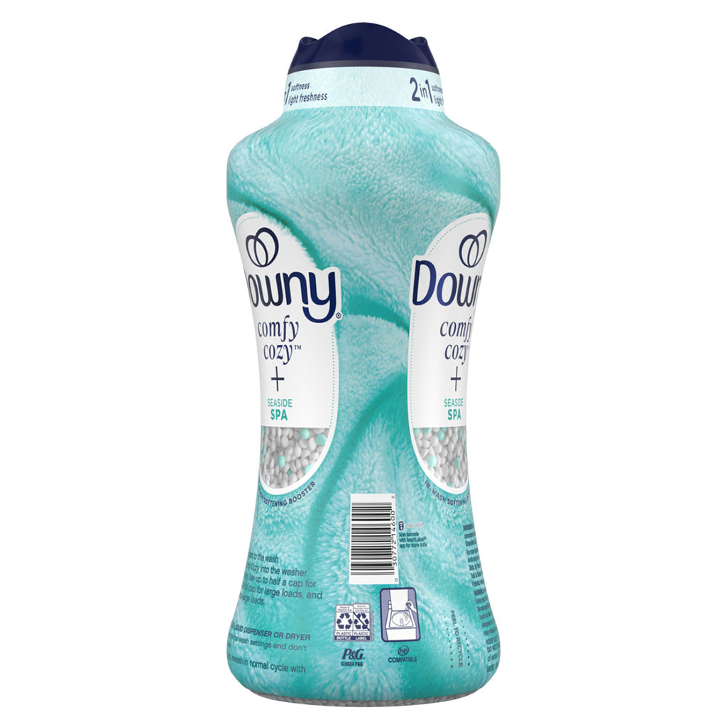 Downy Comfy Cozy In-wash Softening Booster Beads, Seaside Spa, 31.2 oz