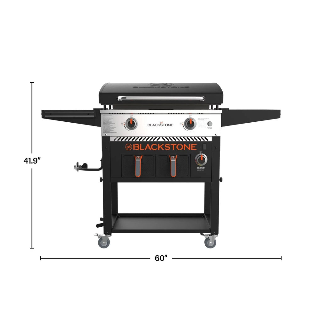 💥Clearance Sale🔥 Blackstone 2-burner griddle (71 cm) with electric air fryer and extractor hood