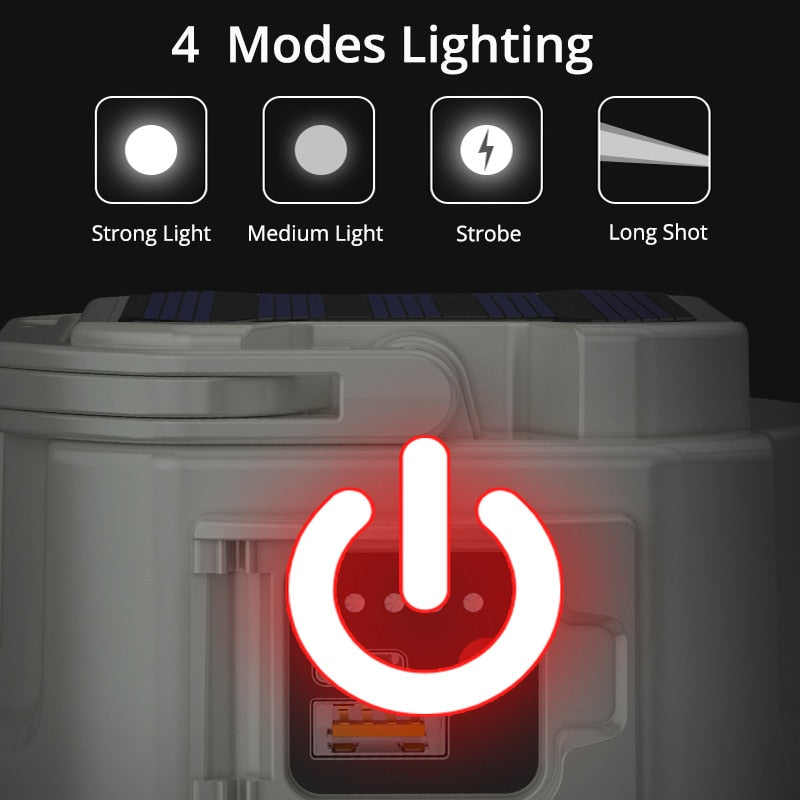 Solar LED Outdoor USB rechargeable Explorer Camping Light
