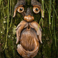 Eyes of Nature: Tree Face Bird Feeder Station