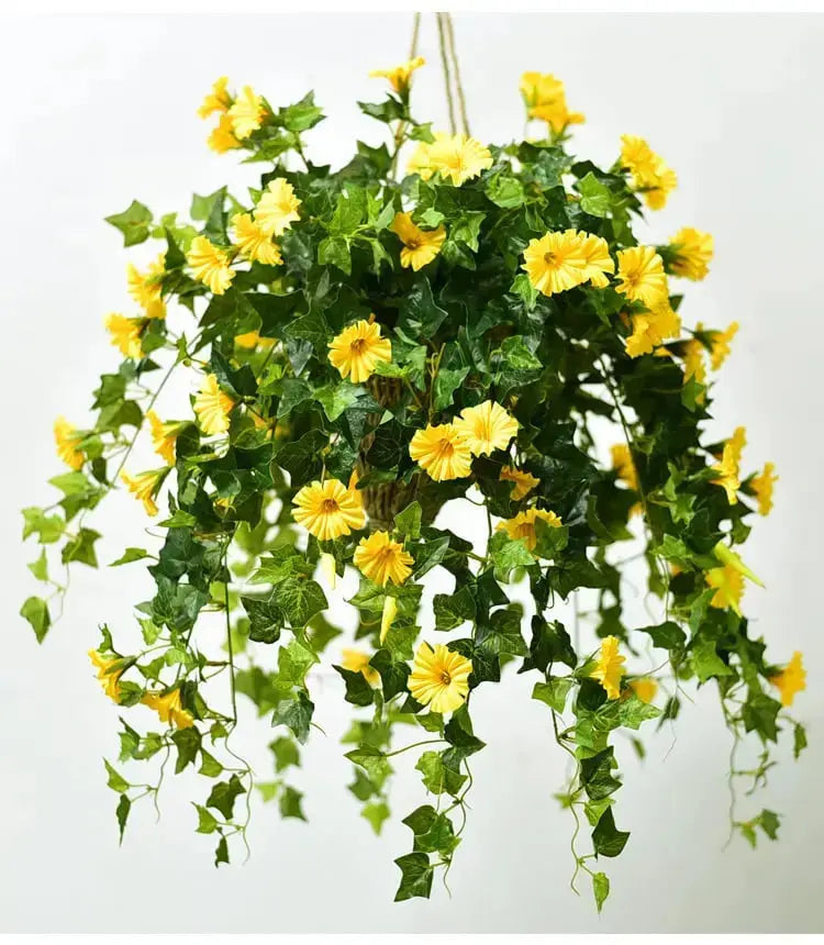 Realistic, UV-resistant artificial morning glory - Buy one, get one!