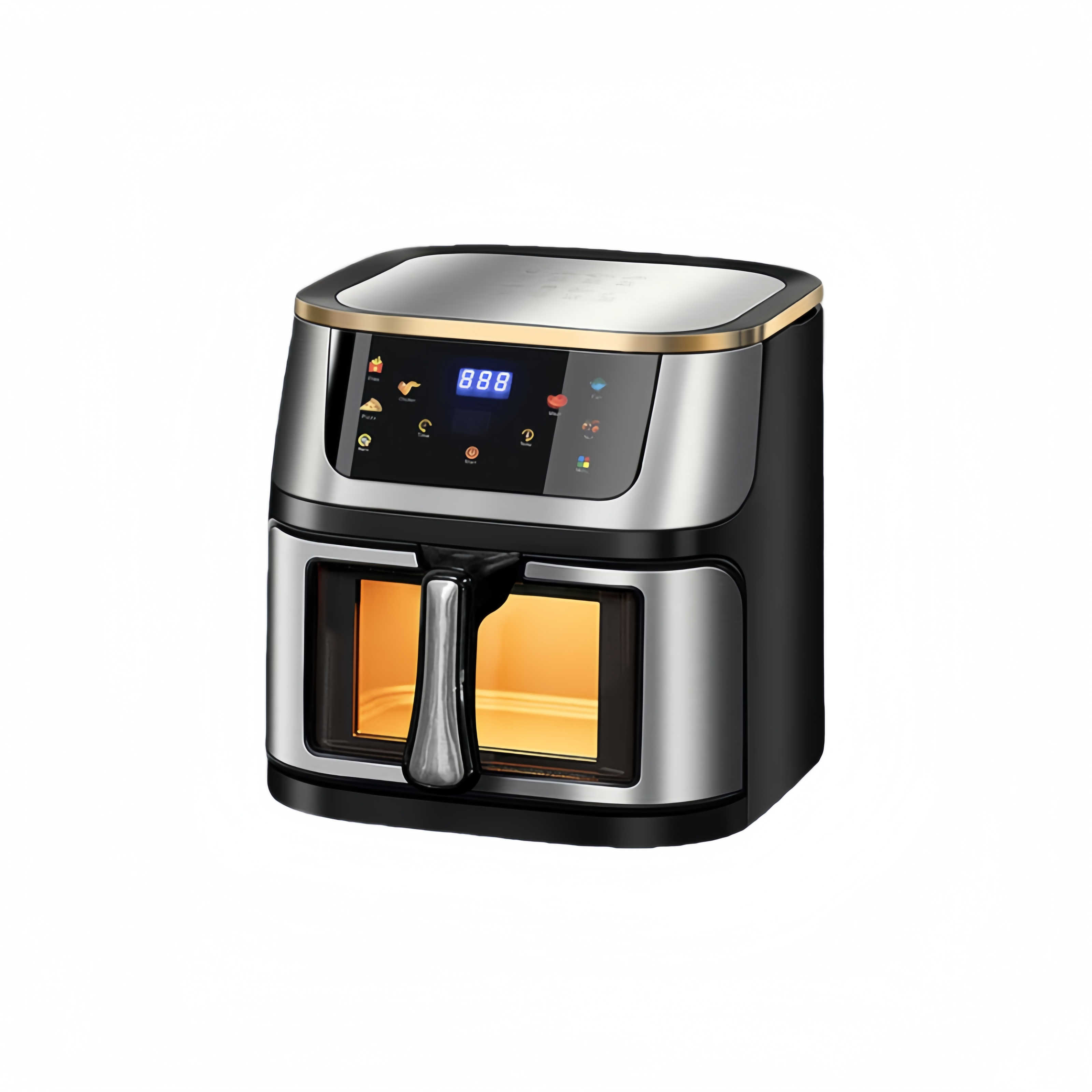 6L Smart Multifunction Air Fryer – Stainless Steel