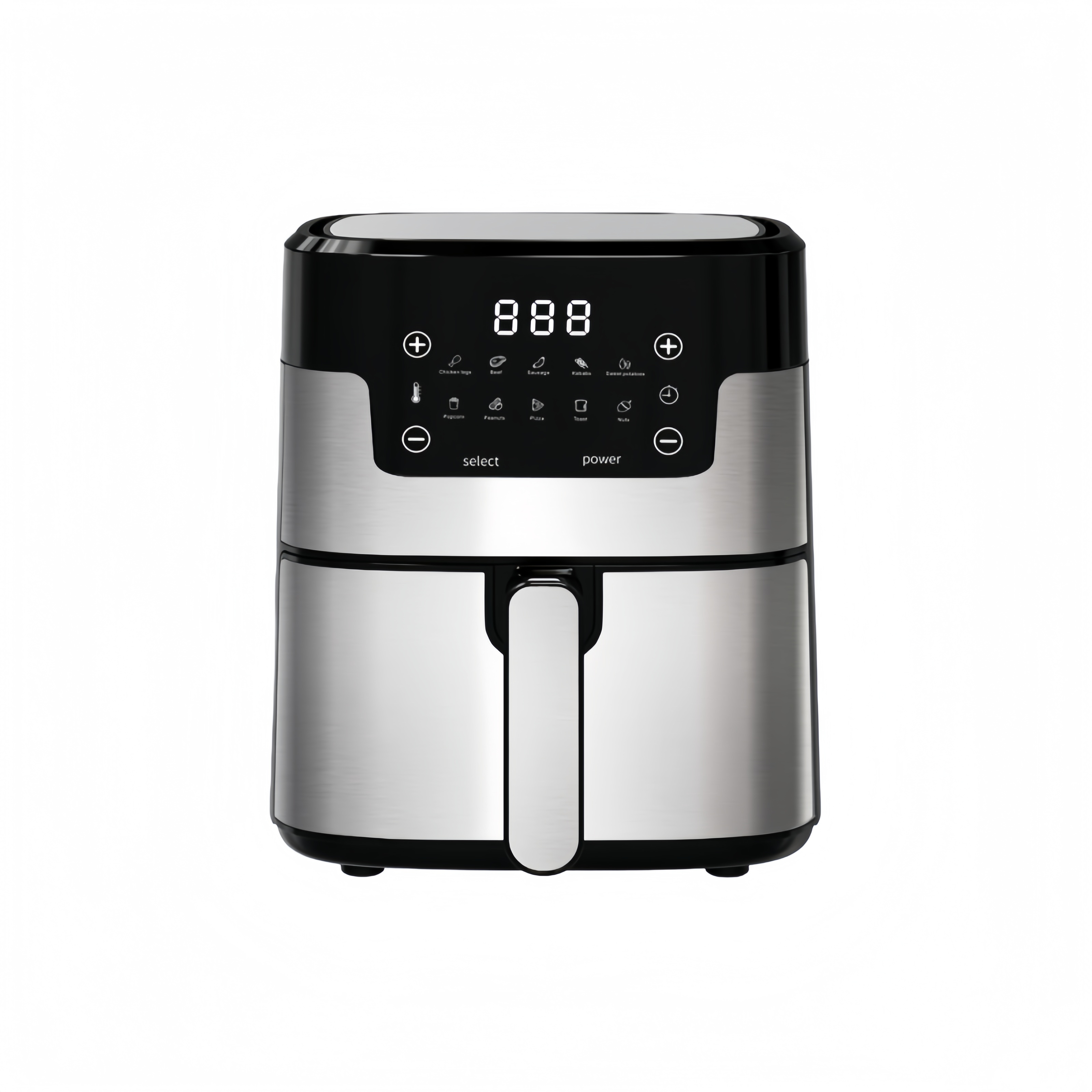 5L Stainless Steel Smart Air Fryer – Touchscreen