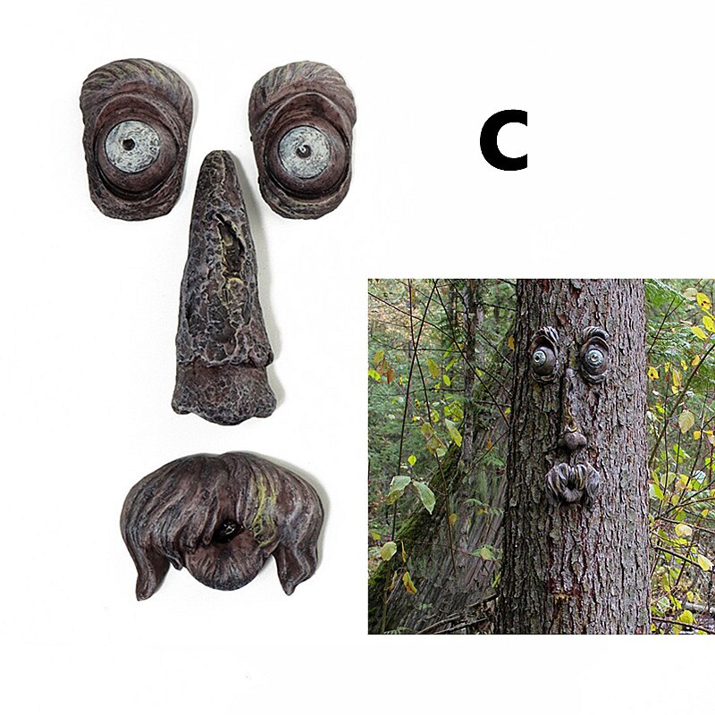 Eyes of Nature: Tree Face Bird Feeder Station