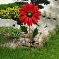 Whimsical Wind: Colorful Metal Windmill Decoration