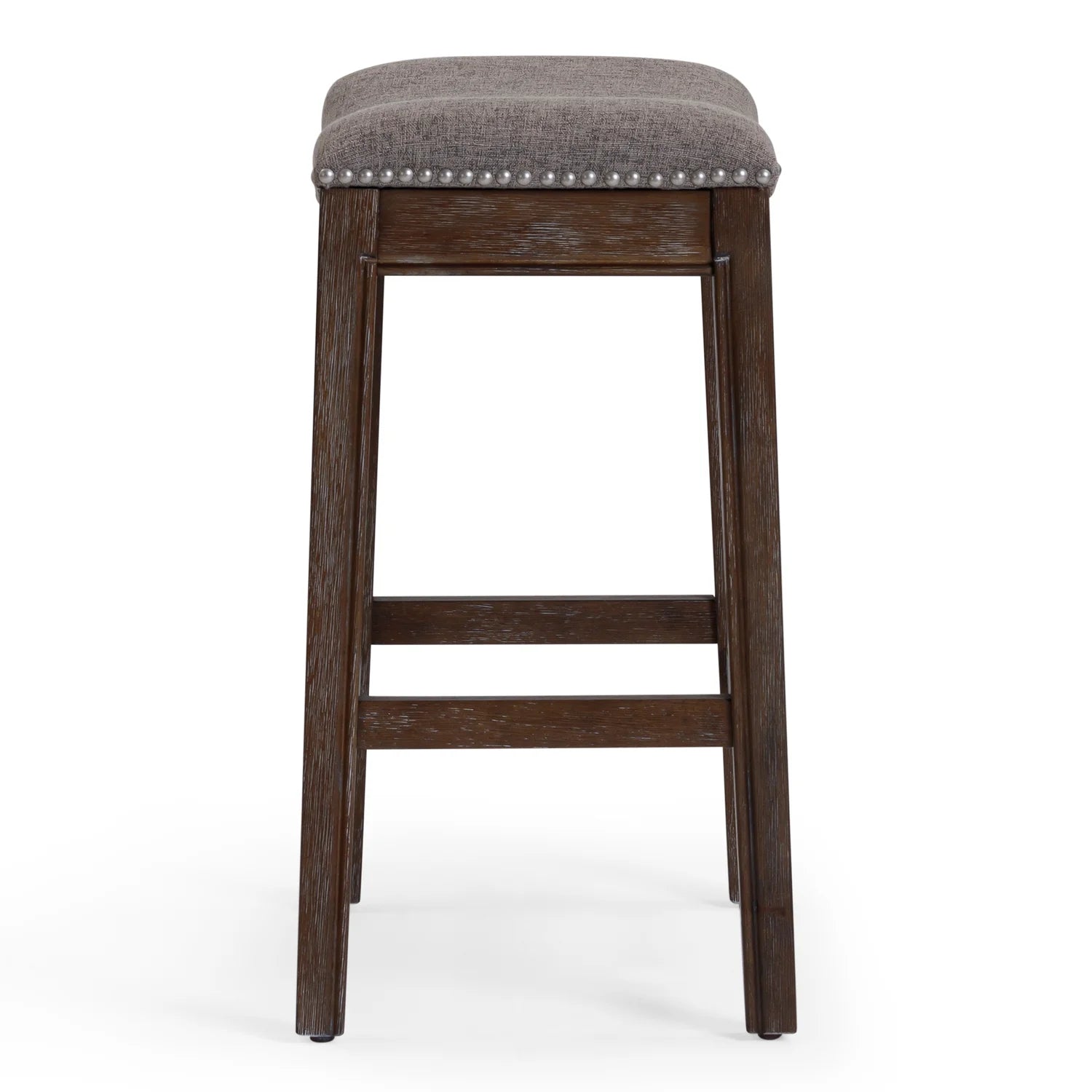 New Ridge Home Goods 26" Saddle Wood Counter Height Stool Weathered Natural