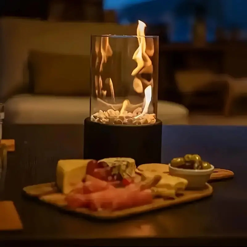 Portable fire bowl for a cozy atmosphere | Elegant & modern table fire bowl - Shakti