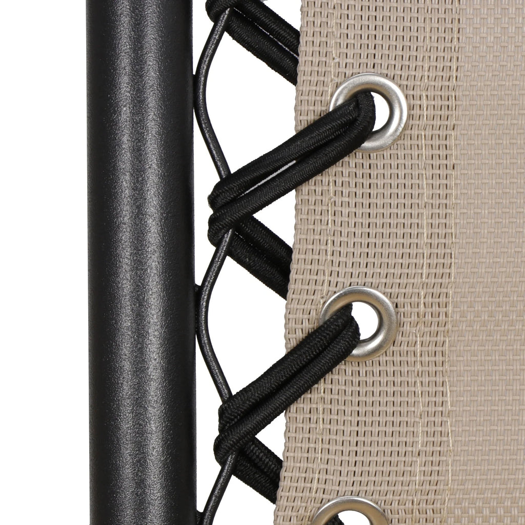 HomGarden 2 Pack Steel Zero-Gravity Chair - Beige