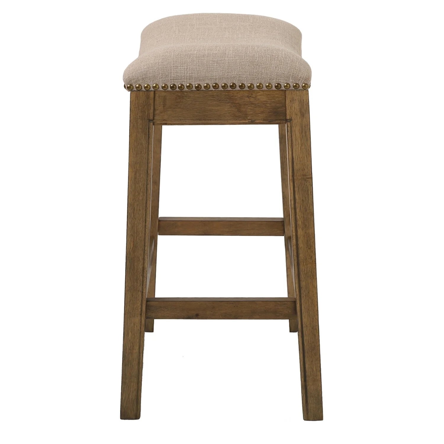 New Ridge Home Goods 26" Saddle Wood Counter Height Stool Weathered Natural