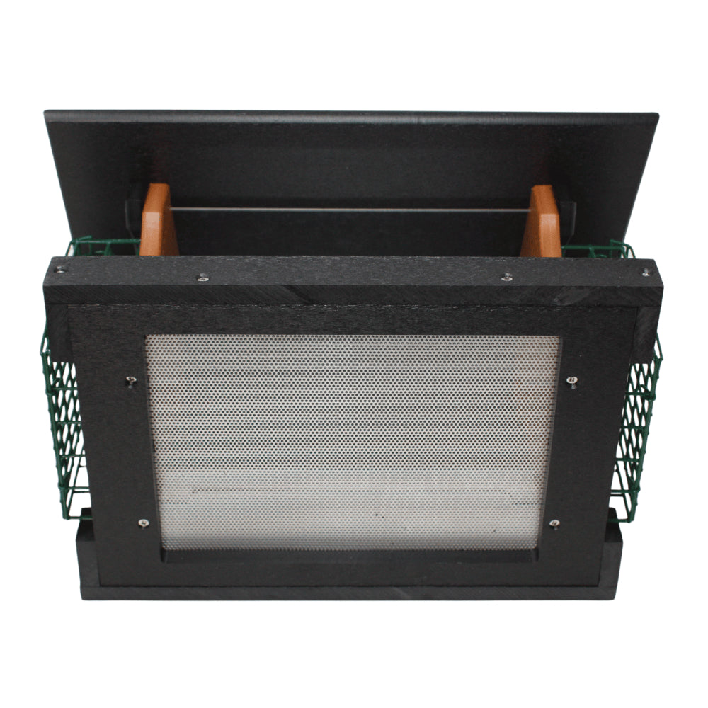 Deluxe Dual Suet & Seed Hopper Bird Feeder