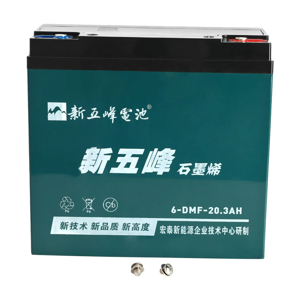 12V 20Ah Battery 6-DMF-20 Sealed Lead Acid Battery 6-DZM-20 for Mobility Scooter Electric Go Kart E Bike Motorcycle Golf Carts Electric Wheelchair ATV UTV Generator