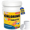 50 lbs 3" Chlor Tabs for Swimming Pools, Tablets, Chlorine Pool Chemicals