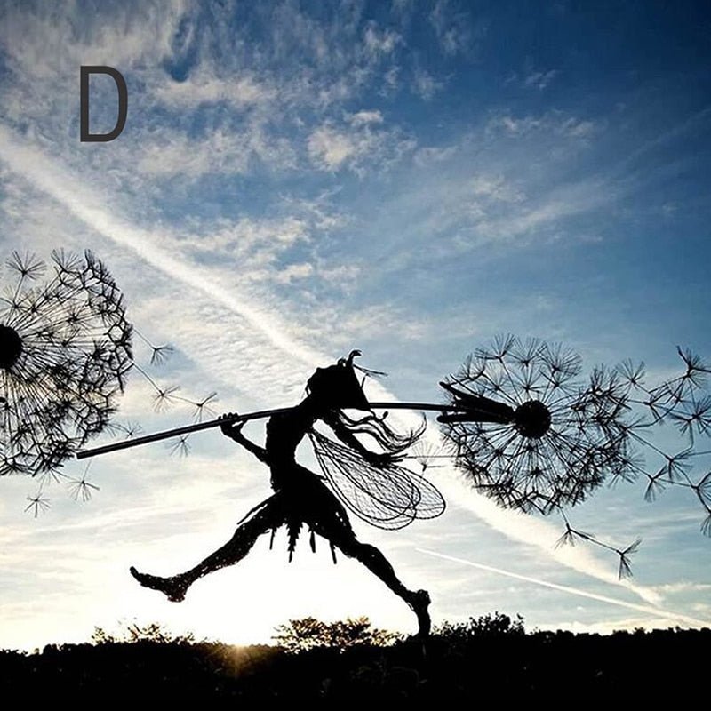 Dancing Fairy Statue Steel