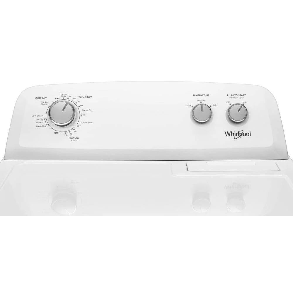 Whirlpool 7.0 cu. ft. electric clothes dryer, AutoDry™ system, Wrinkle Shield™, white (2025 model year)